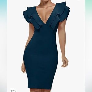 Teal Wedding Guest Dress